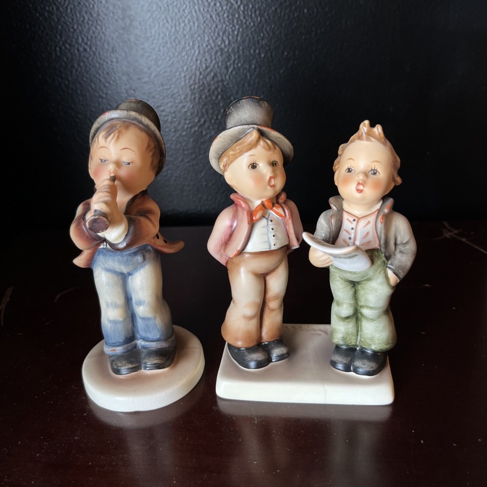 Vintage lot 2 music-themed Hummel Goebel Duet & Serenade see pics!